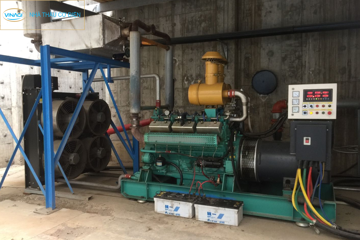 Lắp đặt máy phát điện