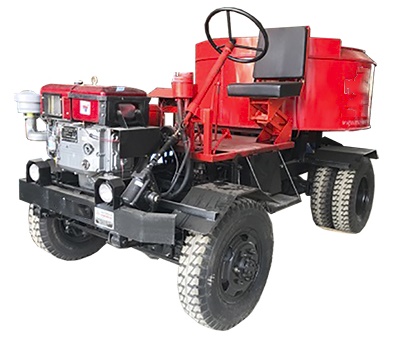 máy trộn cưỡng bức loại tự hành